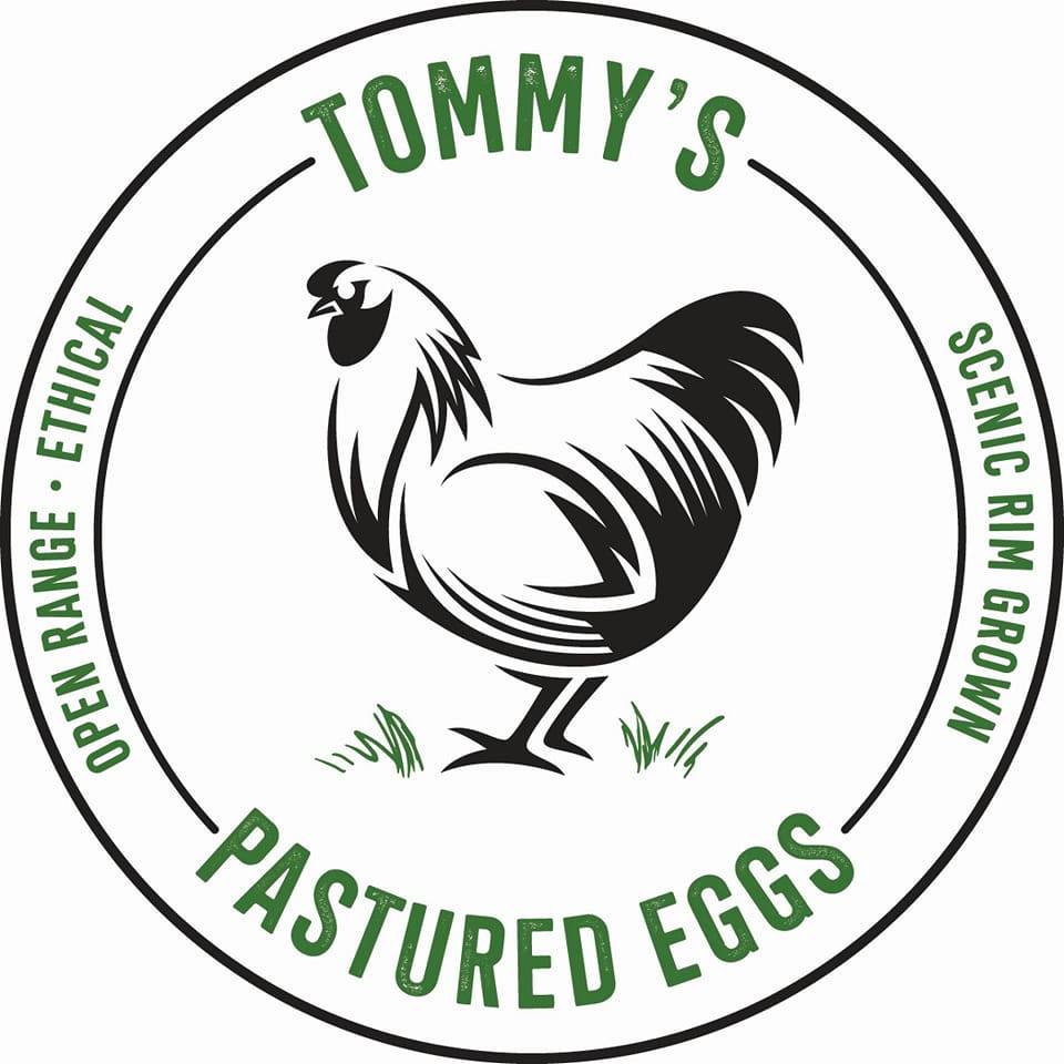 tommys pasturised eggs Logo